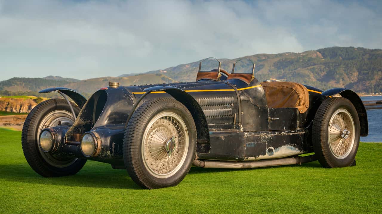 Pebble Beach 2024: Unrestored Bugatti is 